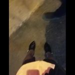 Crazy Slut Walks Up To A Stranger And Pisses Herself